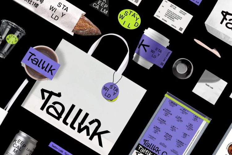 Talllk cafe品牌视觉设计