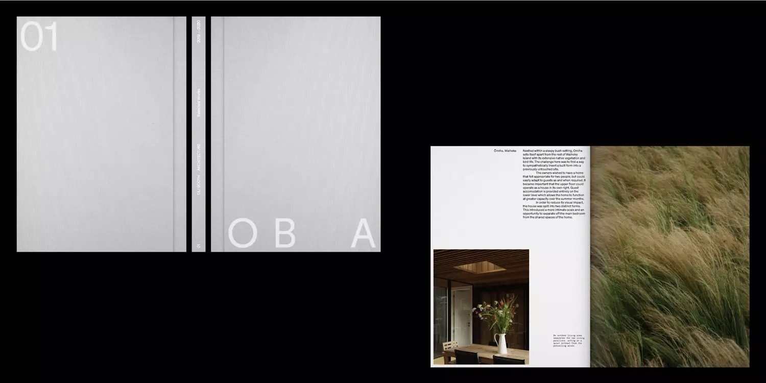 Oli Booth Architecture建筑事务所品牌视觉设计