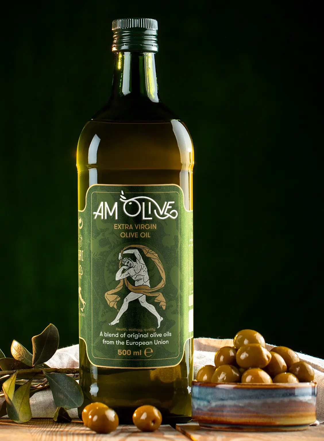 AM OLIVE 橄榄油产品包装设计