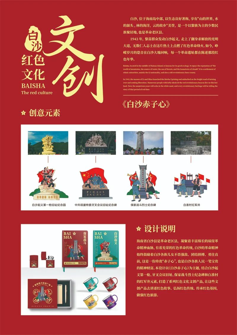 山水黎乡·绿韵白沙 2022海南白沙黎族自治县文创设计大赛获奖作品公示