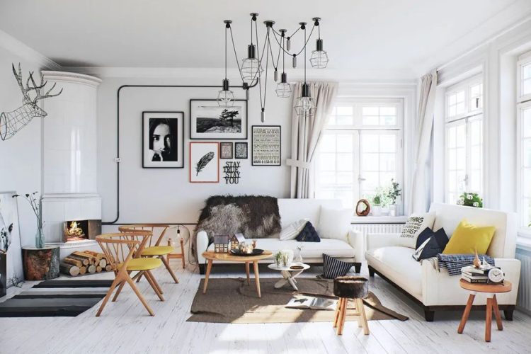 40 款极简的白色沙发，装饰您的客厅
