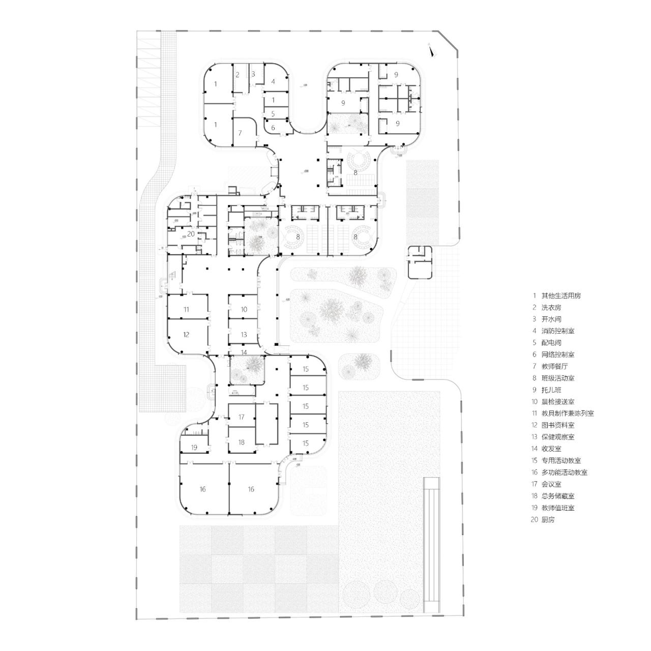 成都市双流区九龙湖幼儿园 / 本末建筑　