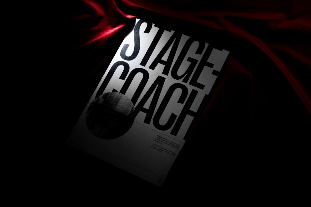 STAGECOACH杂志黑白版式设计