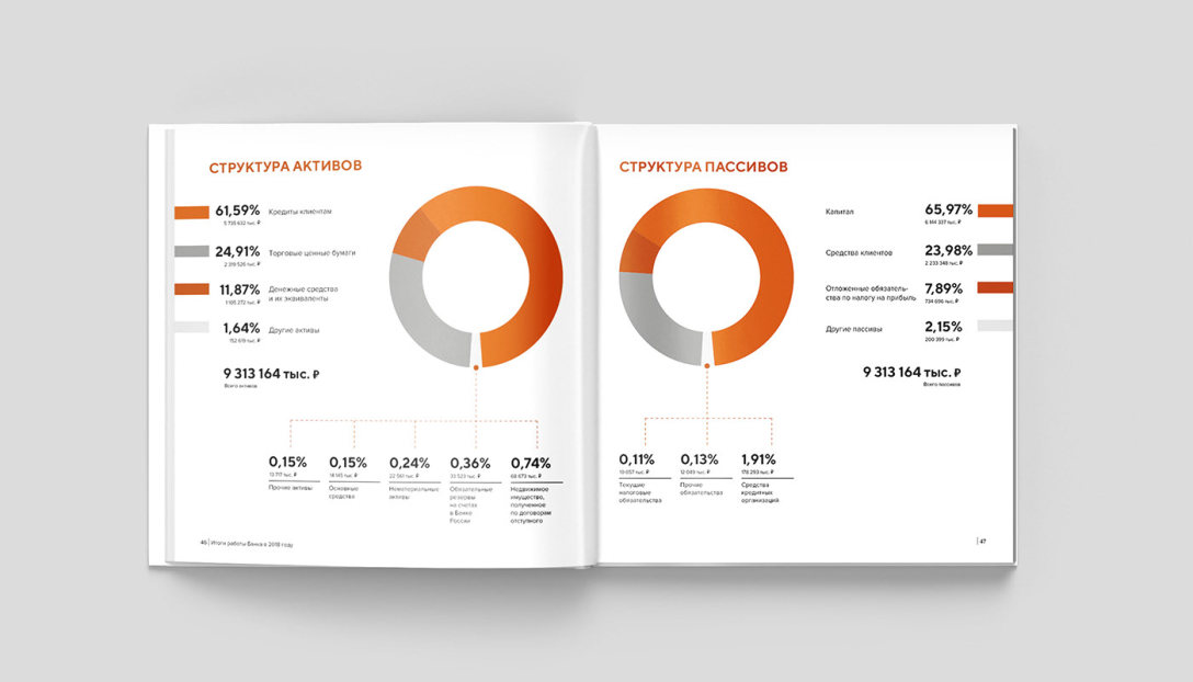 俄罗斯银行Razvitie-Stolitsa年报画册设计