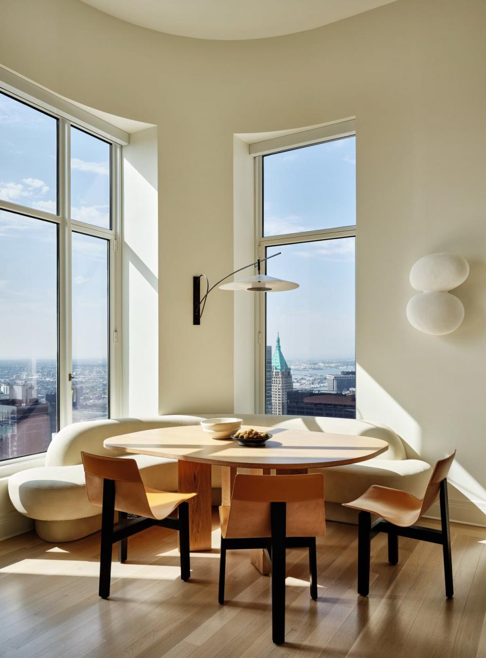 现代和抽象！优雅的曼哈顿复式公寓