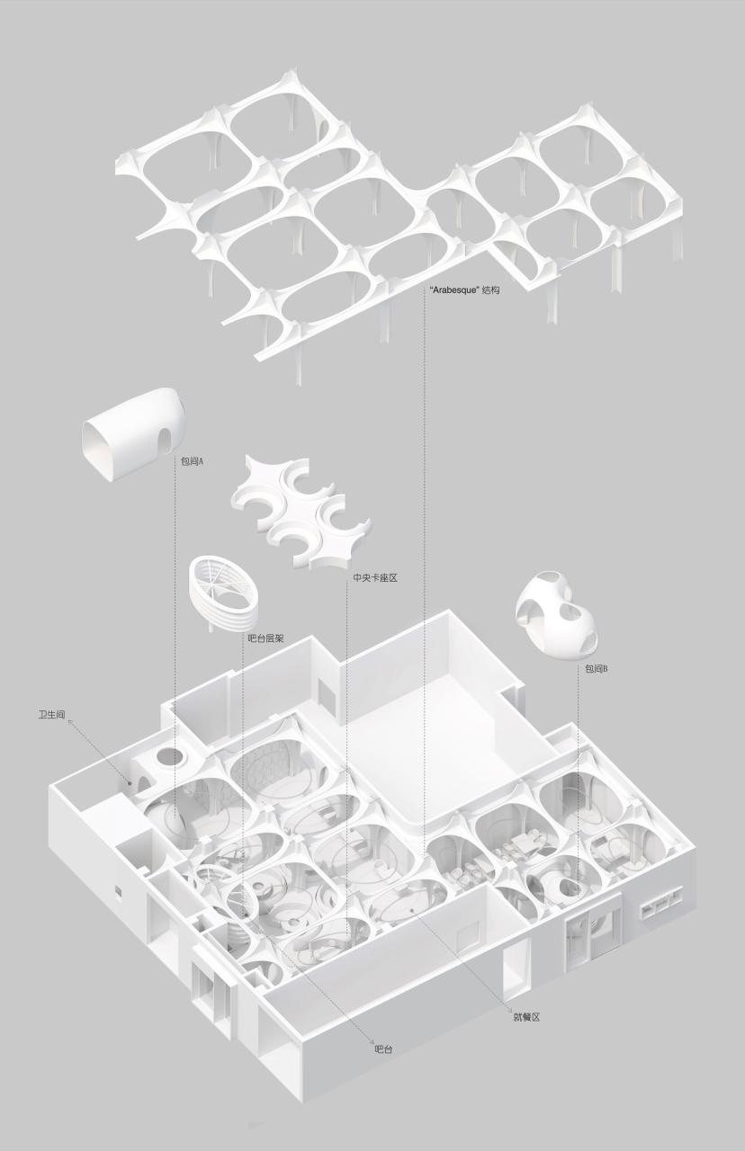 力场（北京）建筑设计：Meet 11花漾餐厅