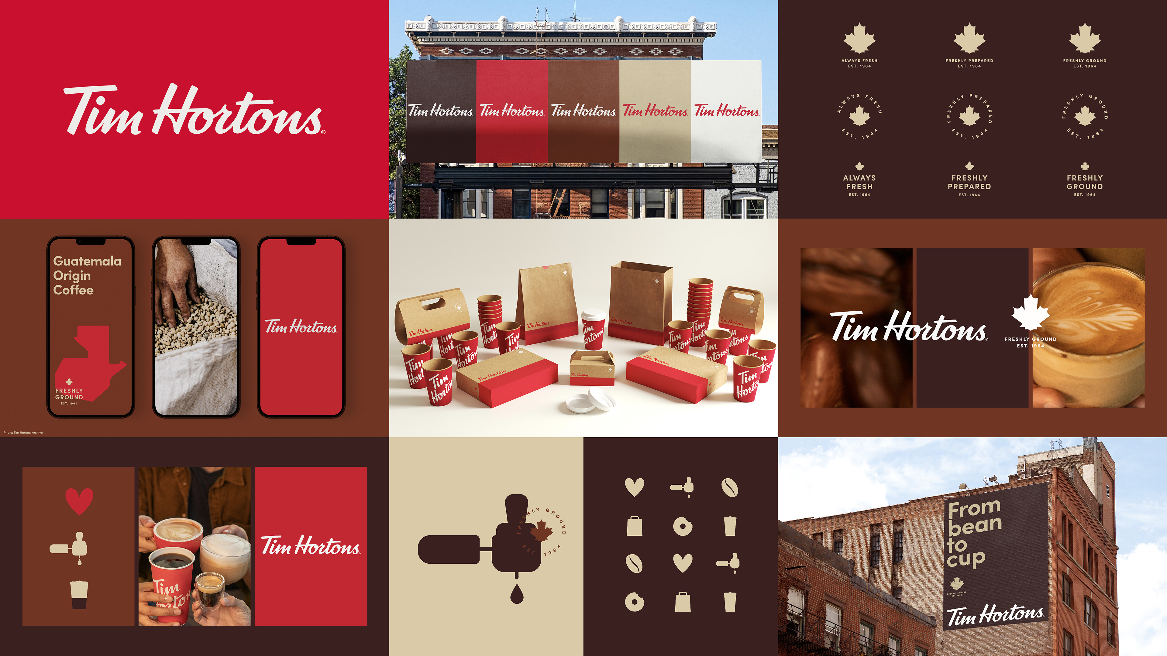 Tim Hortons咖啡店视觉形象设计