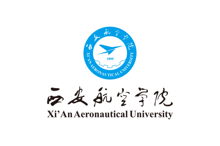 西安航空学院校徽logo矢量标志素材