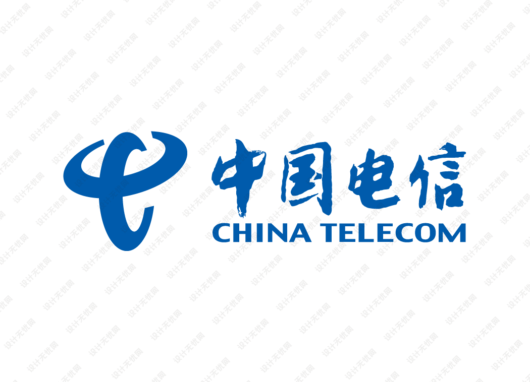 中国电信logo矢量标志素材