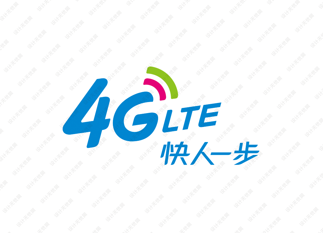 移动4G LTE矢量标志素材