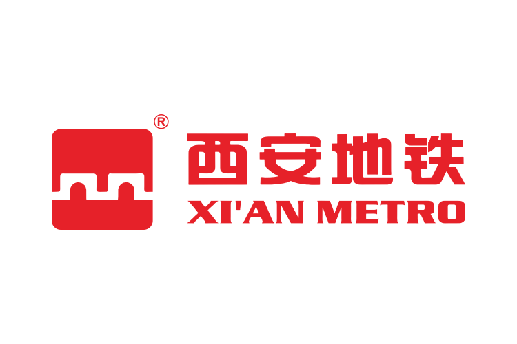 西安地铁logo矢量标志素材