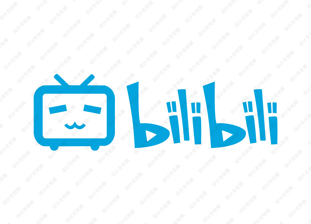 bilibili哔哩哔哩logo矢量标志素材