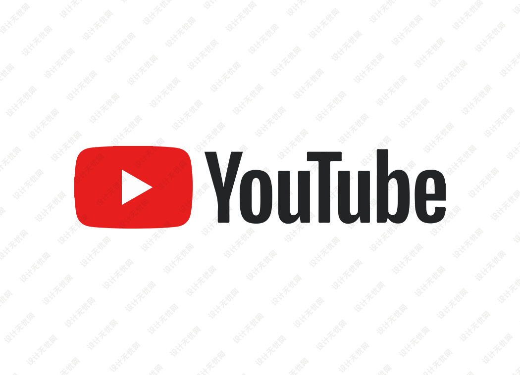 YouTube视频logo矢量标志素材