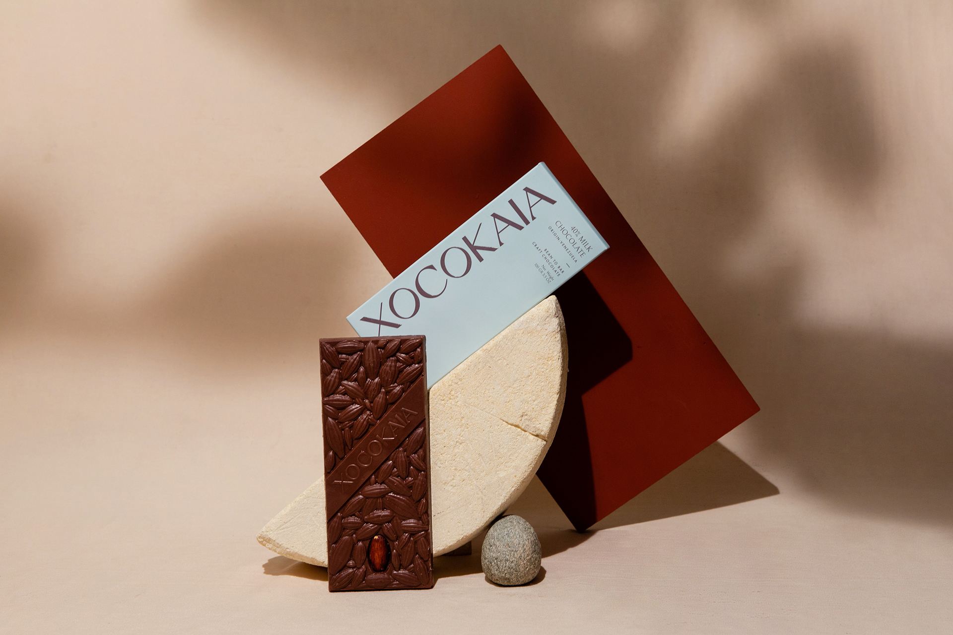 使用颜色呈现可可浓度，创意巧克力包装设计