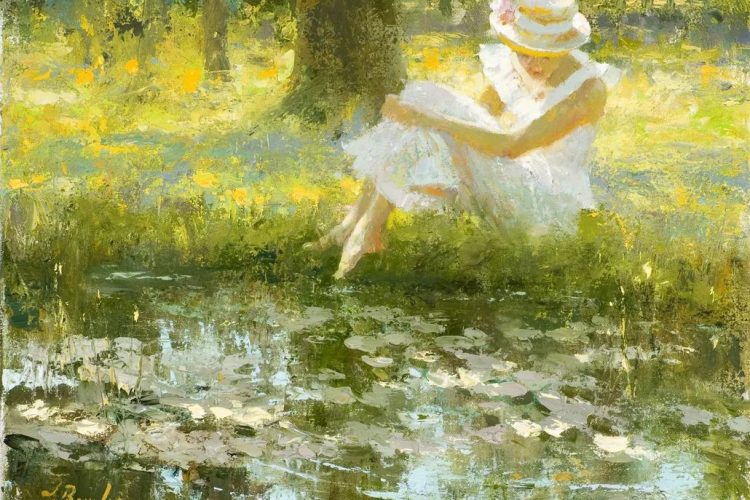阳光下惬意美好的油画人生！美国画家约瑟夫·鲍勒