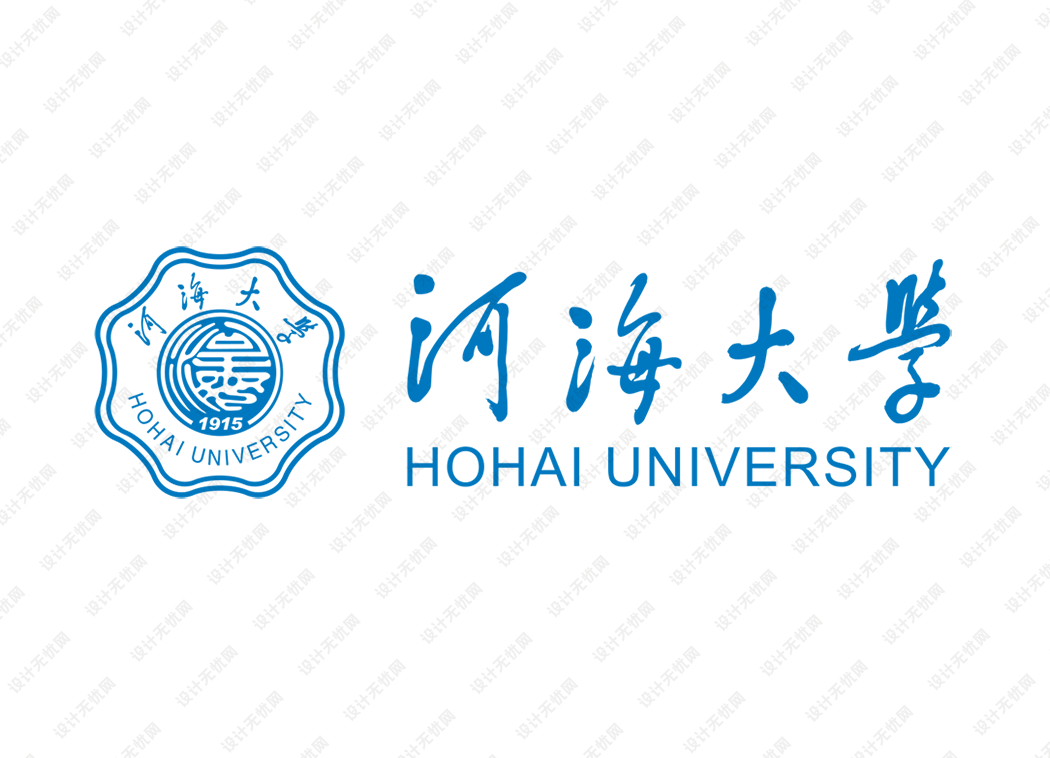 河海大学校徽logo矢量标志素材