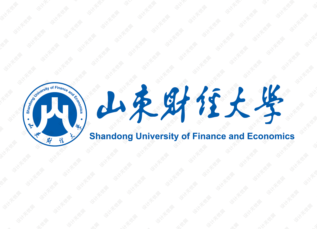 山东财经大学校徽logo矢量标志素材