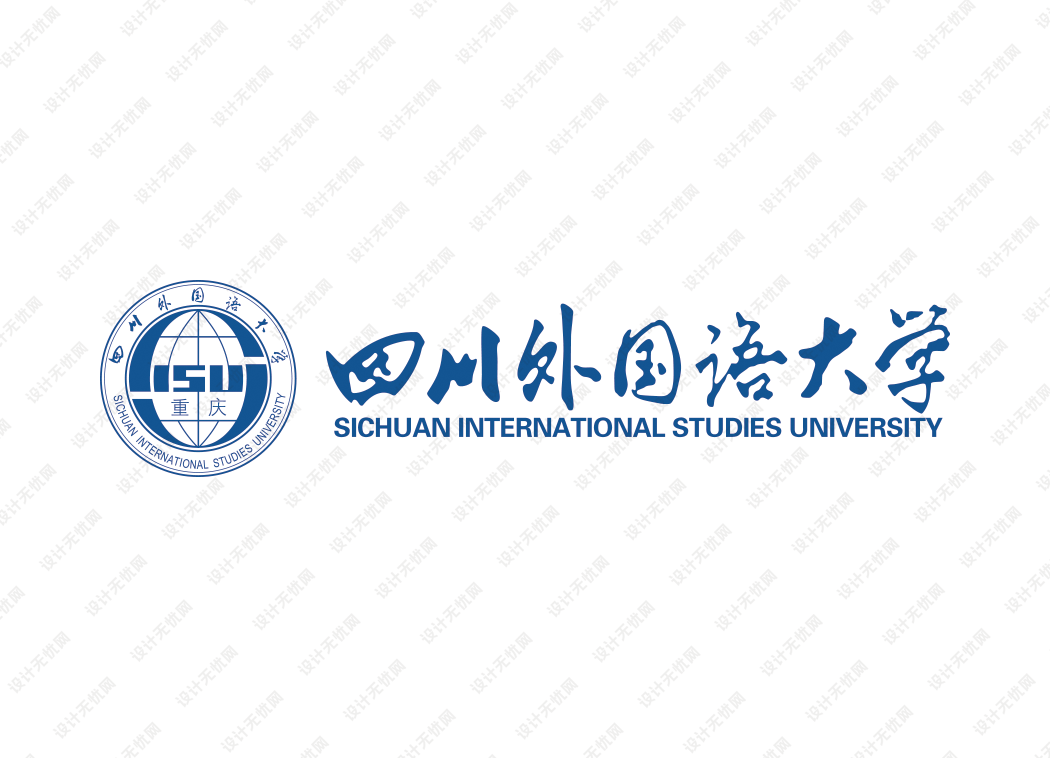 四川外国语大学校徽logo矢量标志素材