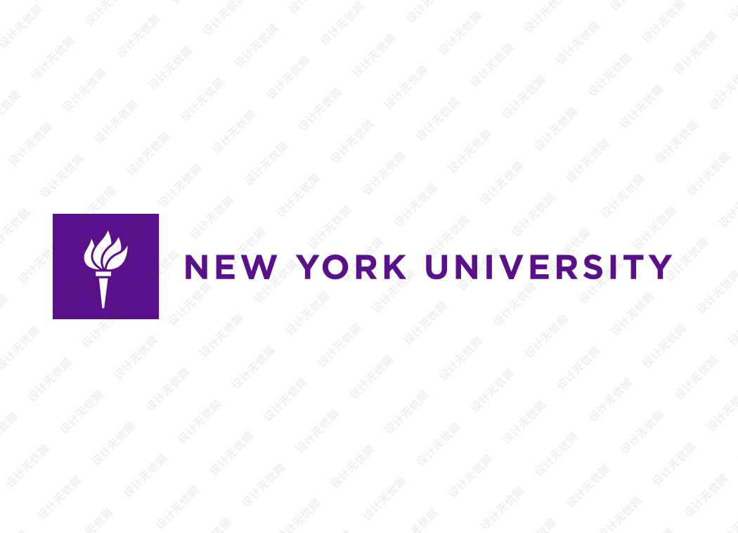 纽约大学校徽logo矢量标志素材