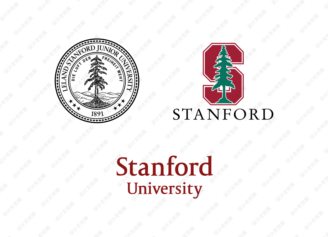 斯坦福大学（Stanford University）校徽logo矢量标志素材