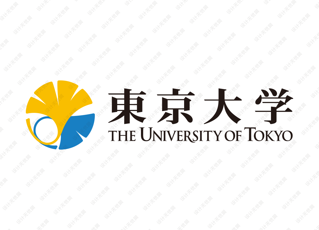 日本东京大学校徽logo矢量标志素材