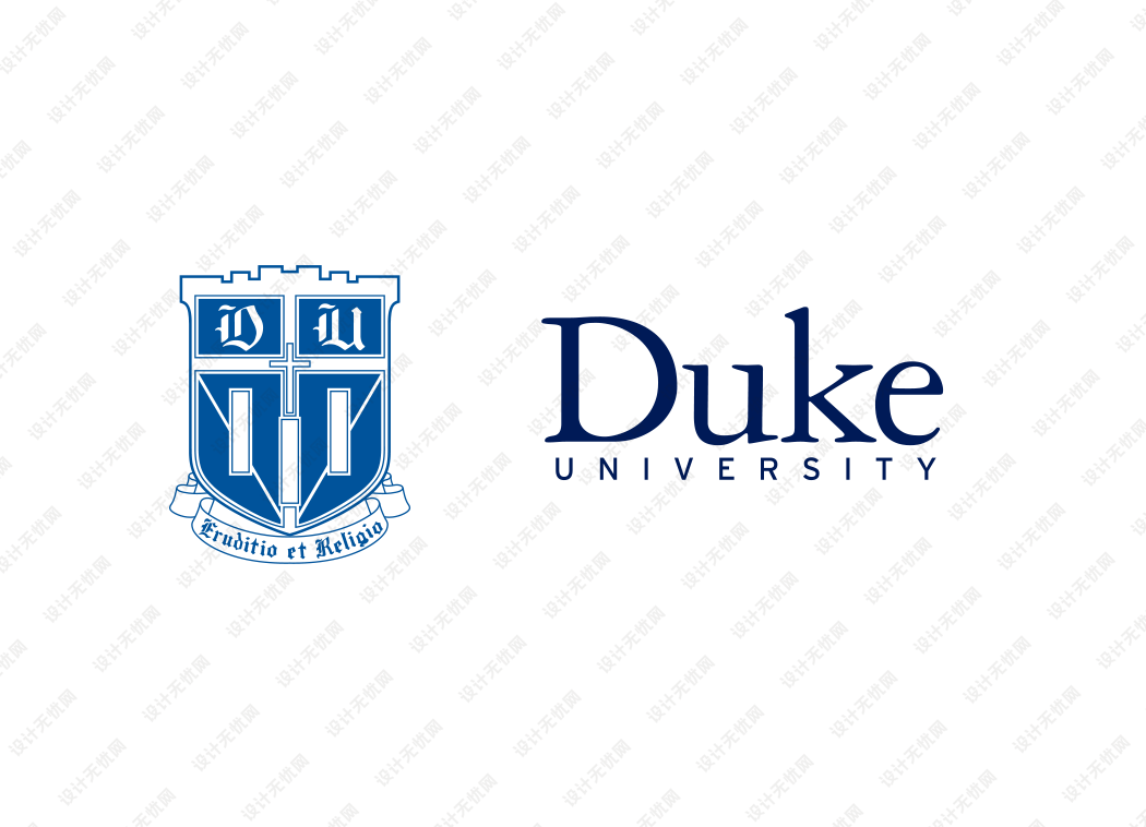 杜克大学（Duke University）校徽logo矢量标志素材