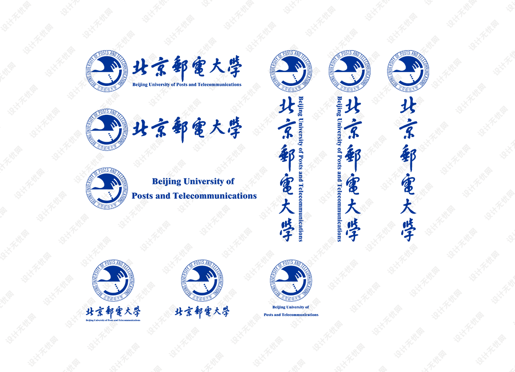 北京邮电大学校徽logo矢量标志素材