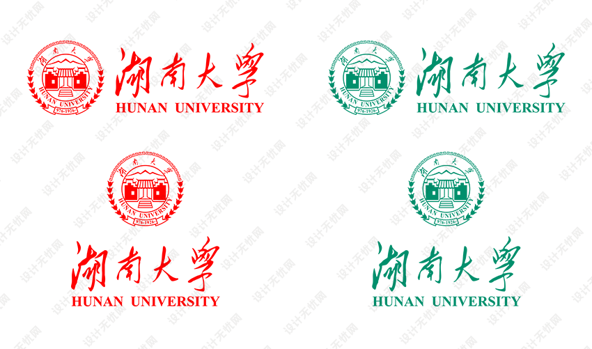 湖南大学校徽logo矢量标志素材