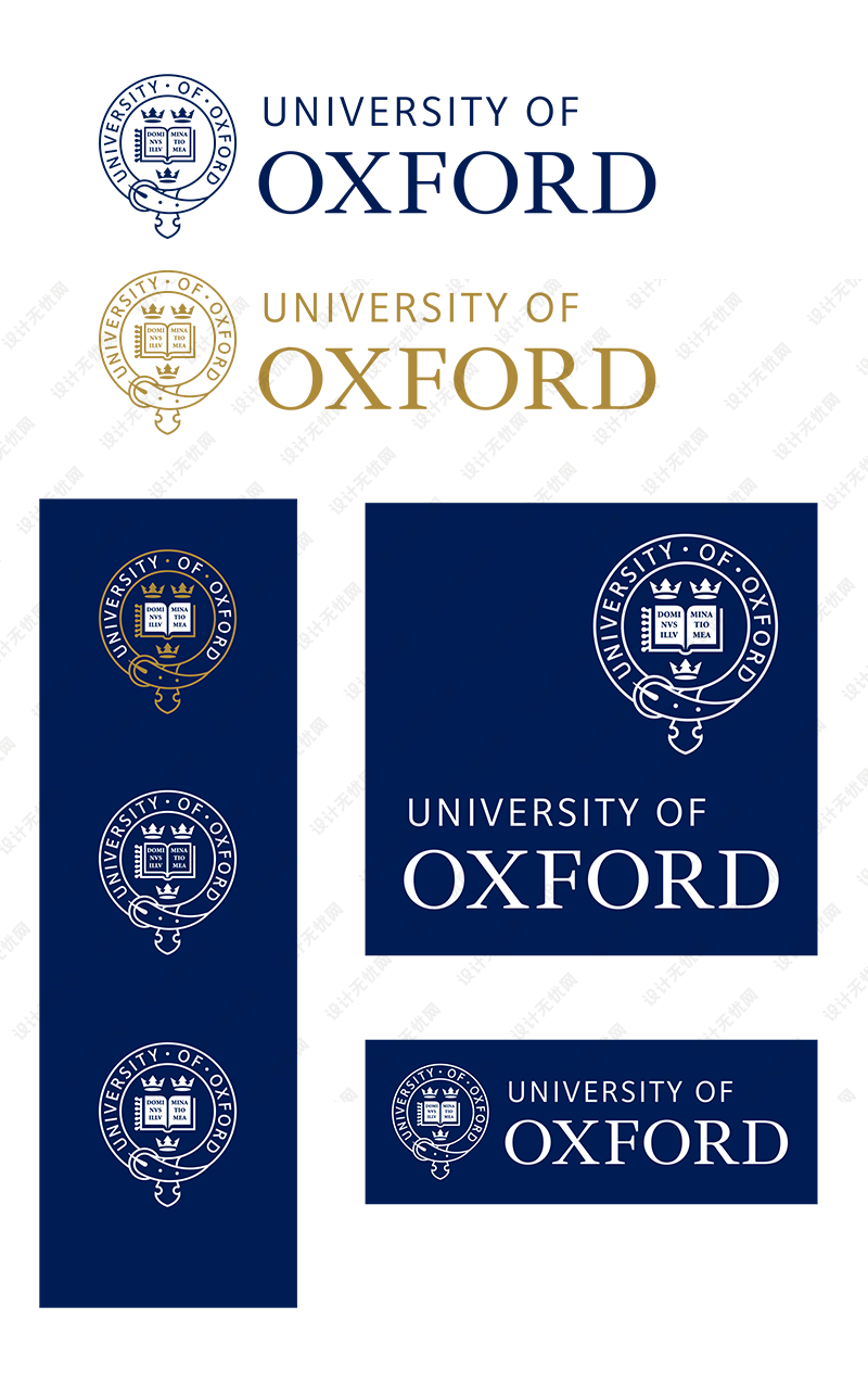 牛津大学校徽logo矢量标志素材