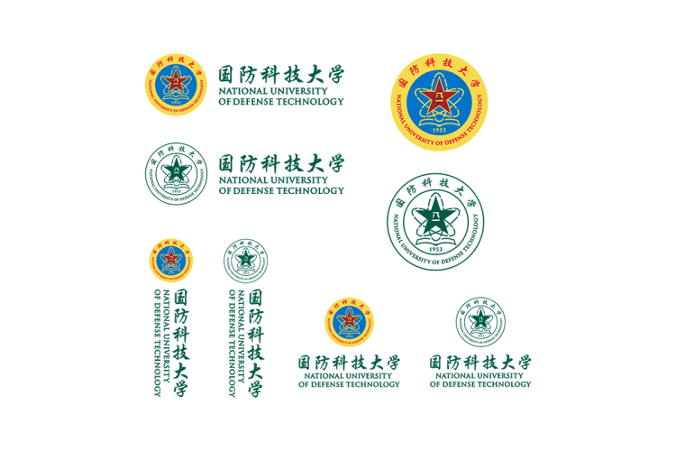 国防科技大学校徽logo矢量标志素材