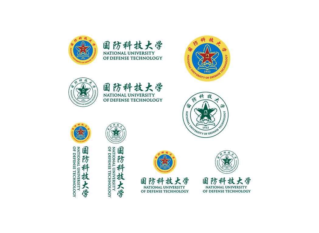 国防科技大学校徽logo矢量标志素材