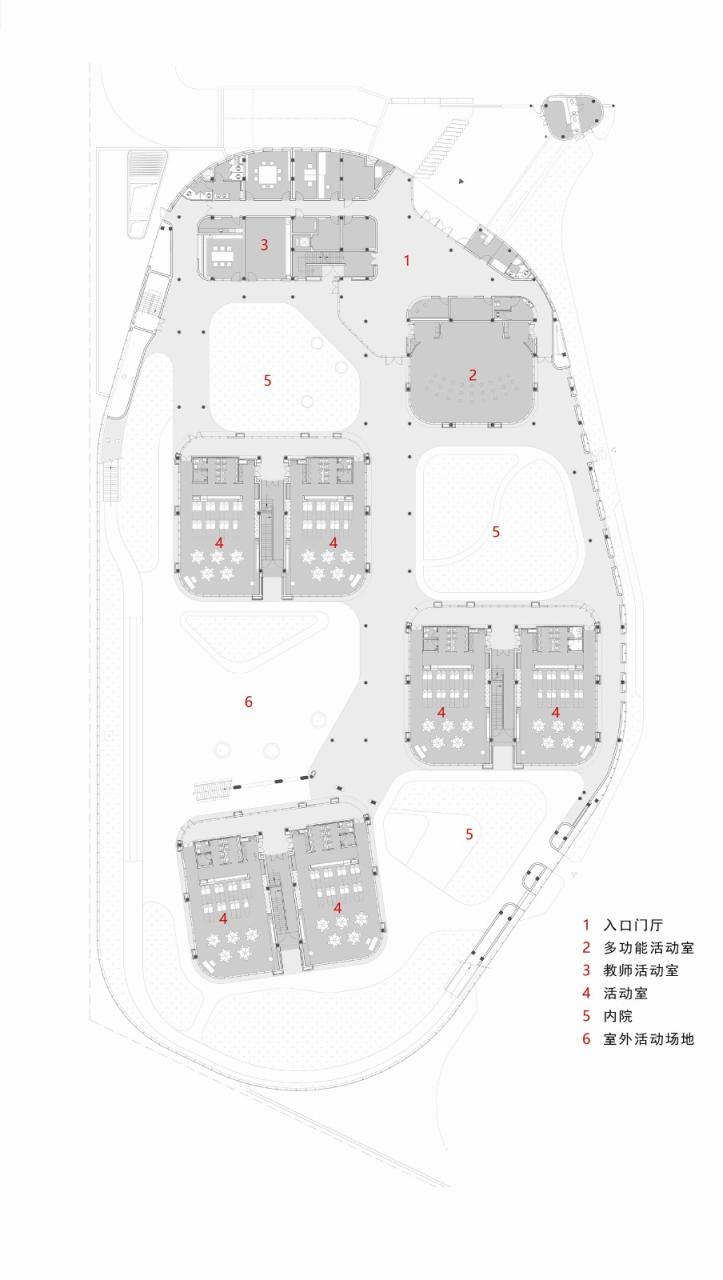 串联的无界活动空间：杭州市滨江区东方郡幼儿园江晖分园