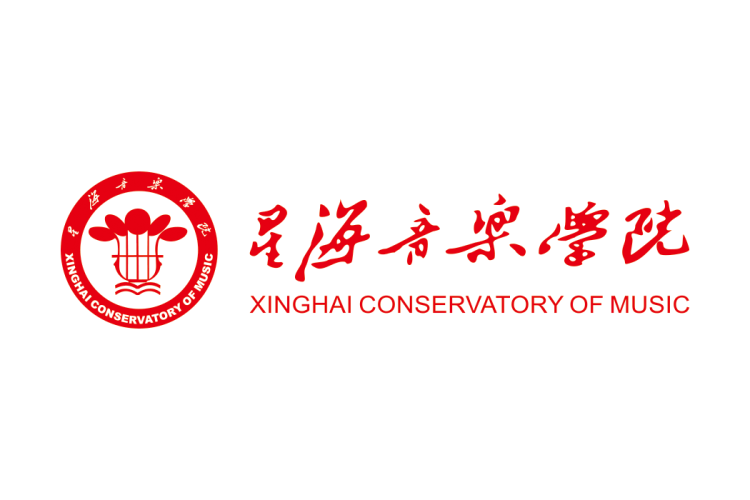 星海音乐学院校徽logo矢量标志素材