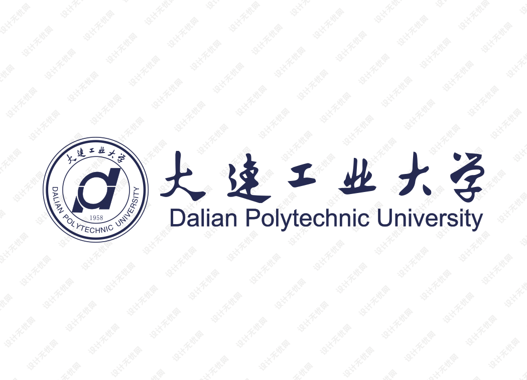 大连工业大学校徽logo矢量标志素材