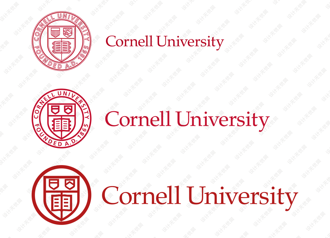 康奈尔大学（Cornell University）校徽logo矢量标志素材
