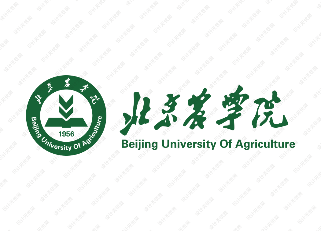 北京农学院校徽logo矢量标志素材