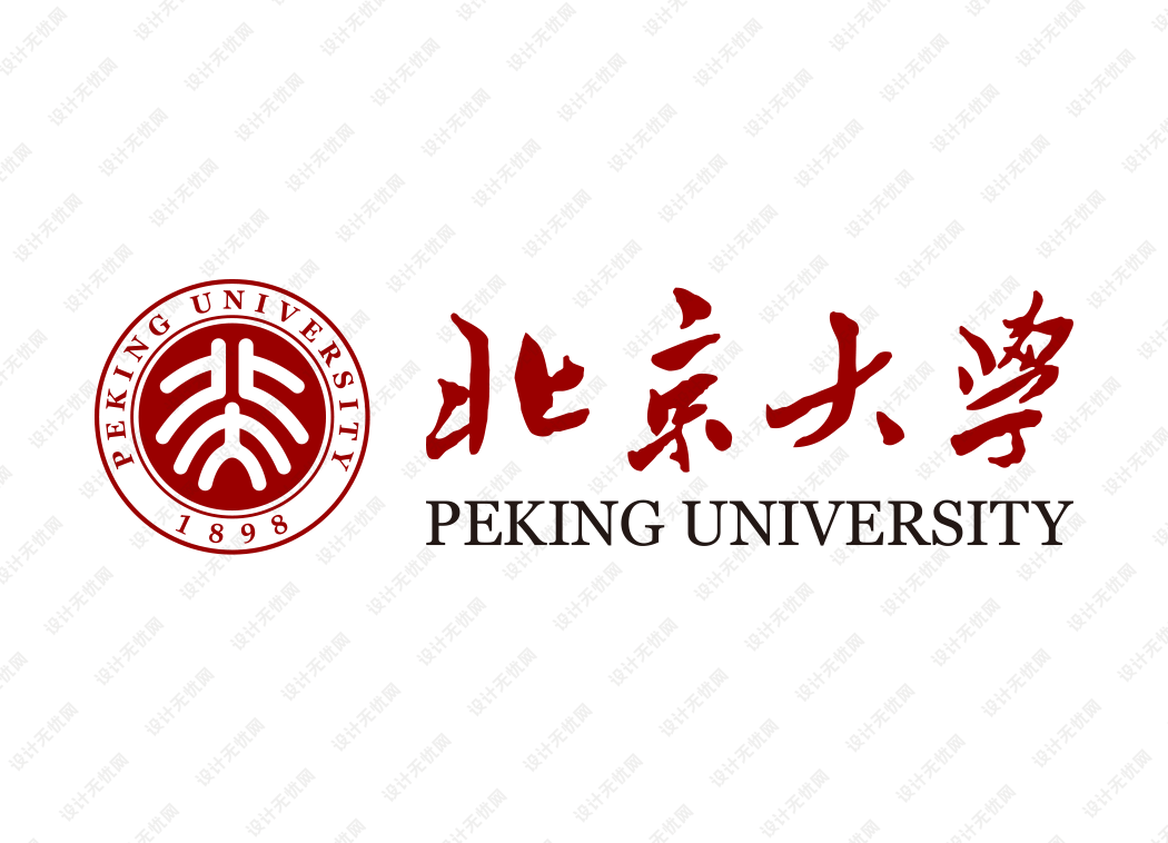 北京大学校徽logo矢量标志素材