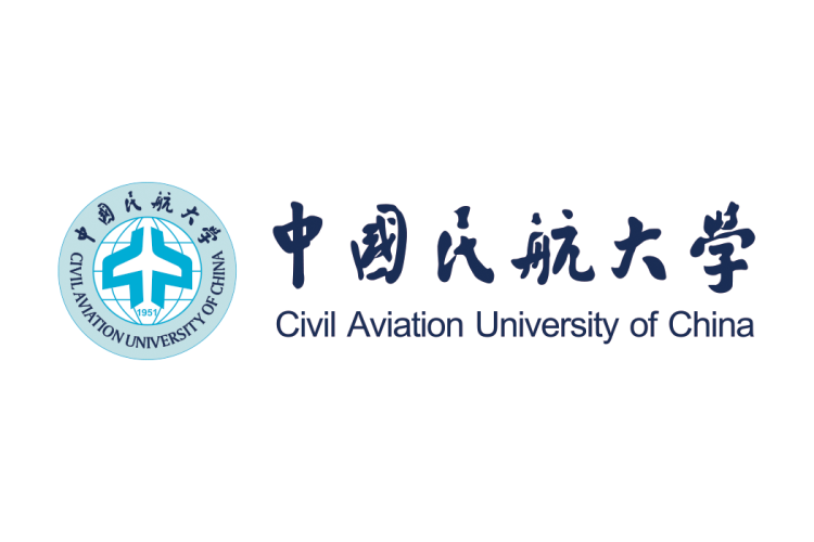 中国民航大学校徽logo矢量标志素材
