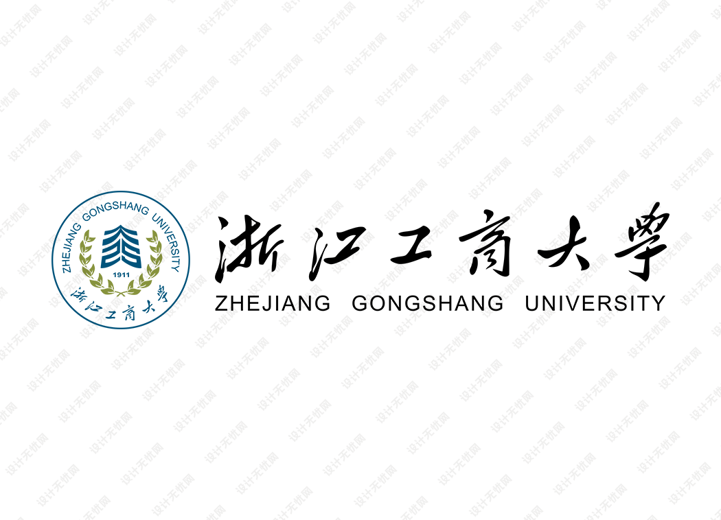 浙江工商大学校徽logo矢量标志素材