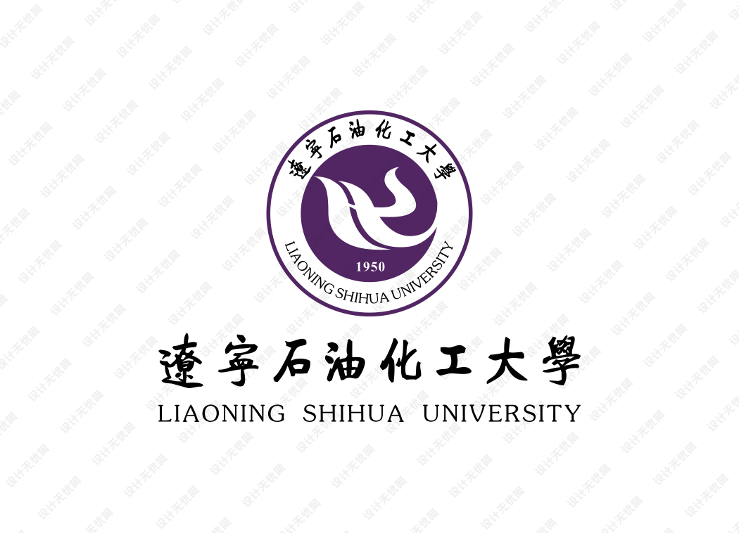 辽宁石油化工大学校徽logo矢量标志素材