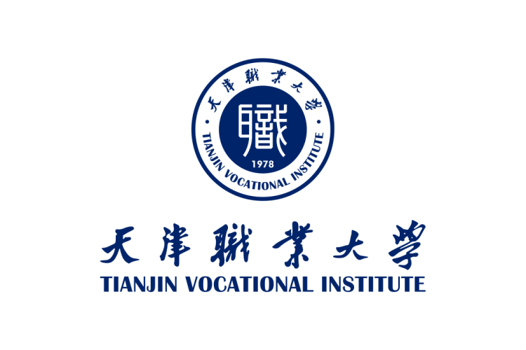 天津职业大学校徽logo矢量标志素材