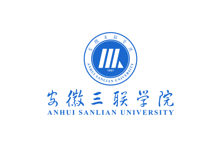 安徽三联学院校徽logo矢量标志素材