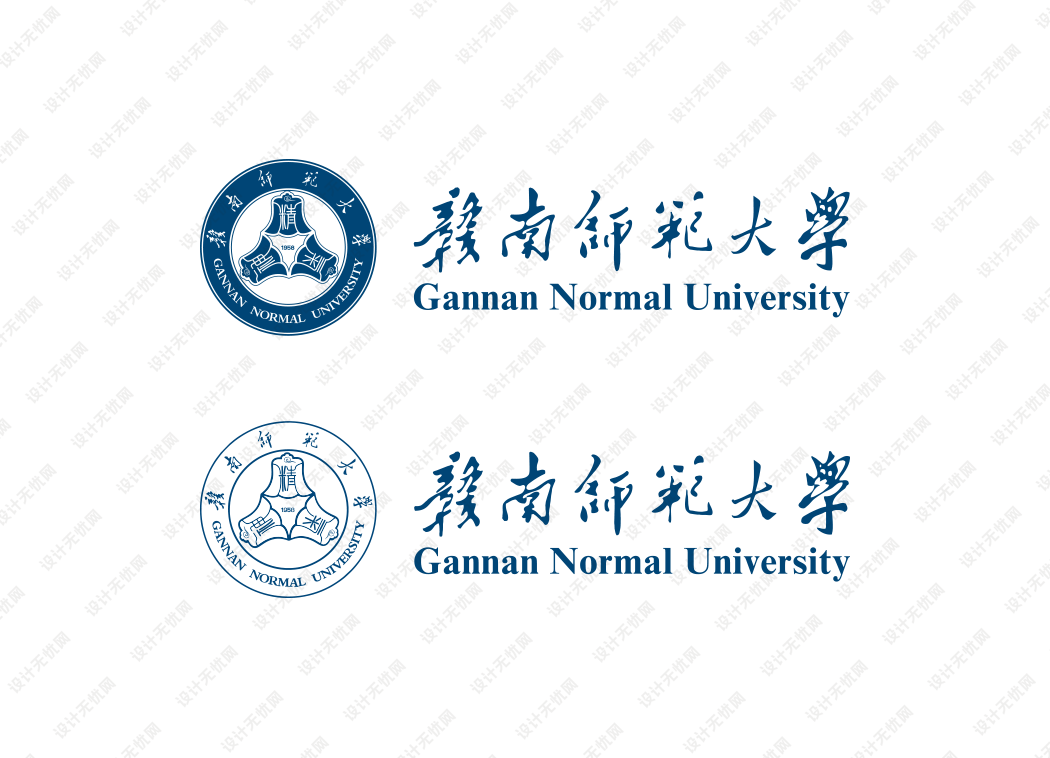 赣南师范大学校徽logo矢量标志素材