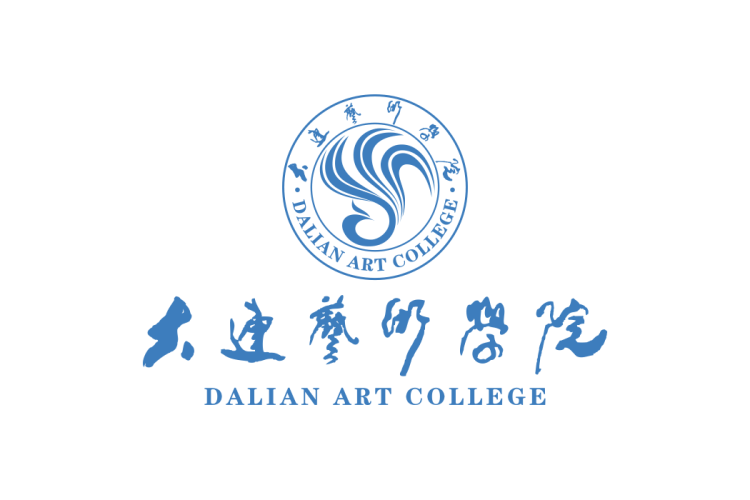 大连艺术学院校徽logo矢量标志素材