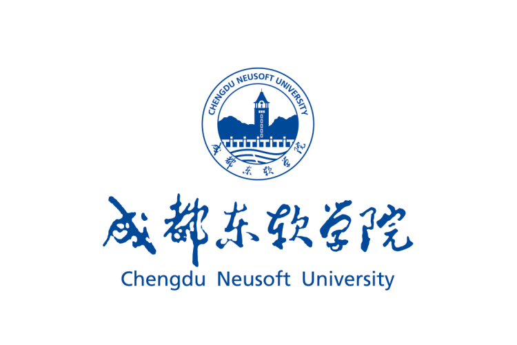 成都东软学院校徽logo矢量标志素材