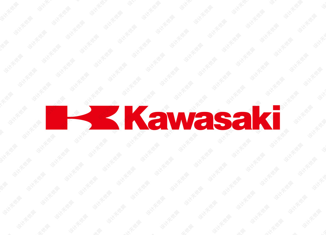 川崎摩托Kawasaki矢量logo标志素材下载