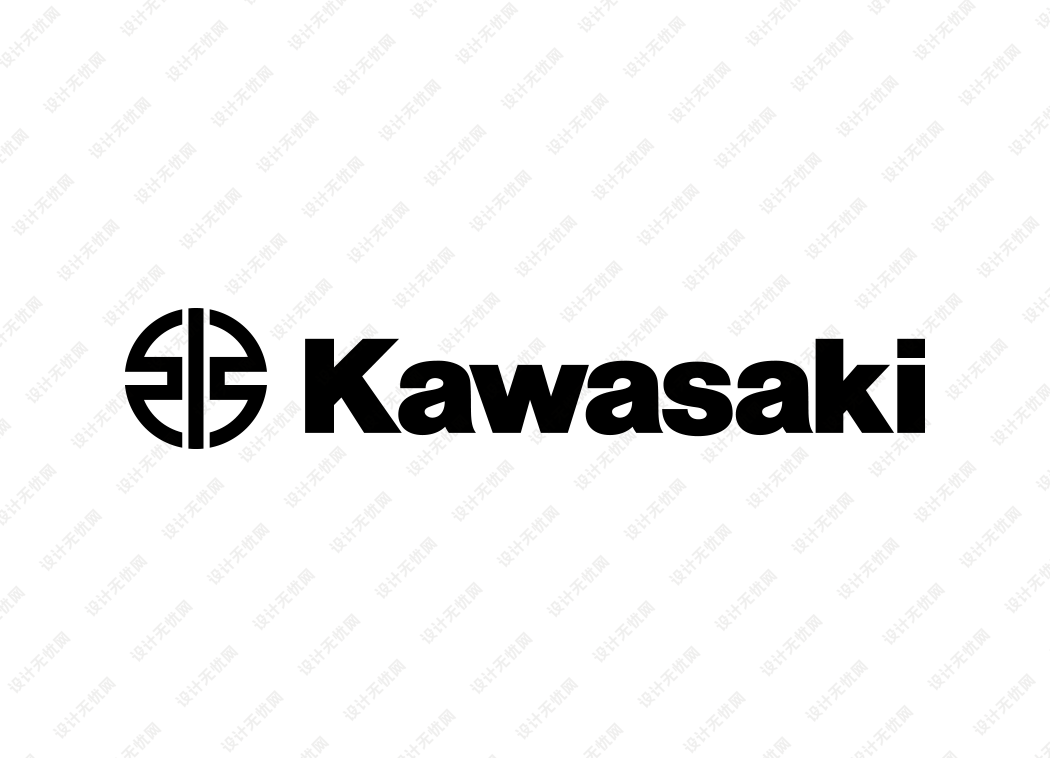 川崎摩托Kawasaki矢量logo标志素材下载
