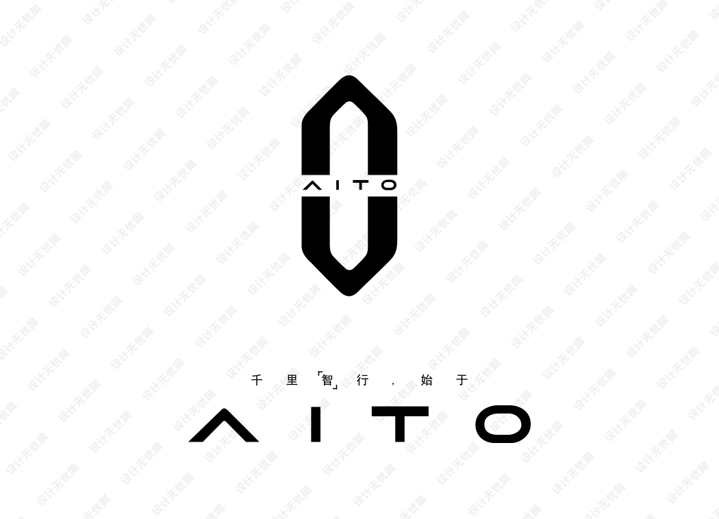 AITO问界汽车logo矢量标志素材下载