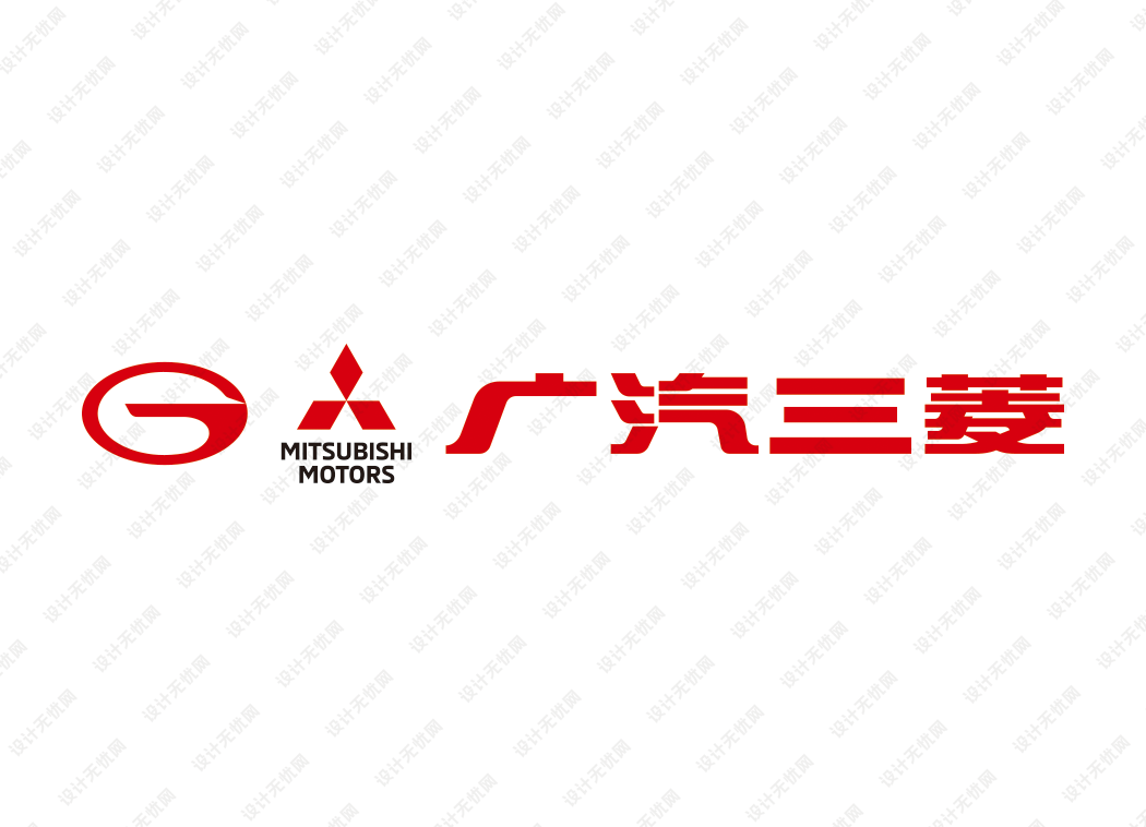 广汽三菱汽车logo矢量标志素材下载