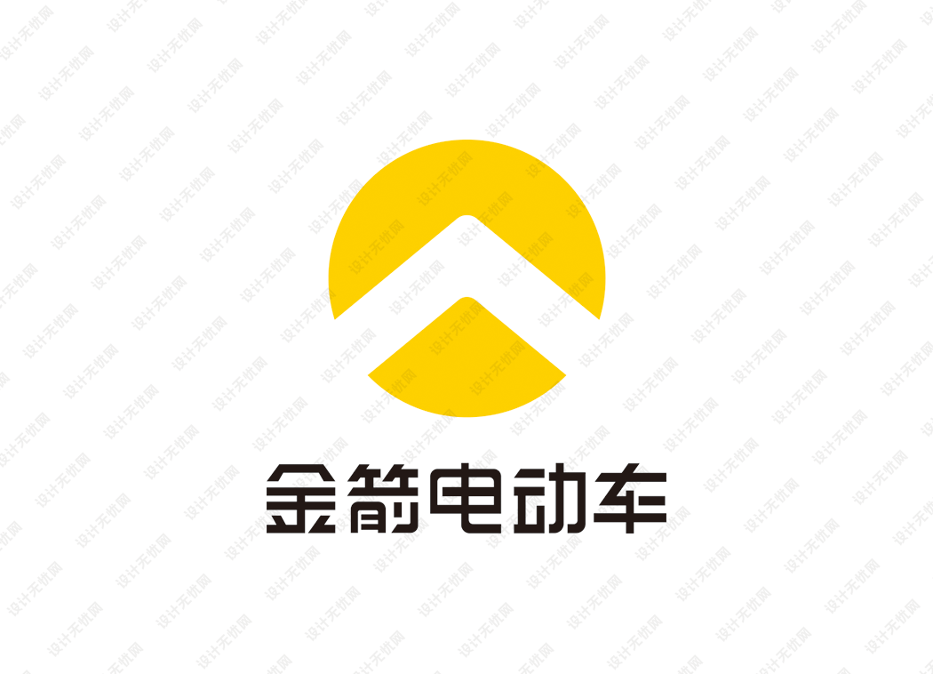 金箭电动车logo矢量标志素材下载